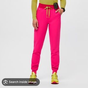 FIGS High Waisted Zamora Shocking Pink *Limited Edition Color* XL TALL